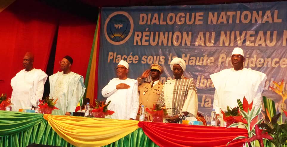 Dialogue National Inclusif: Le président IBK a lancé officiellement les travaux