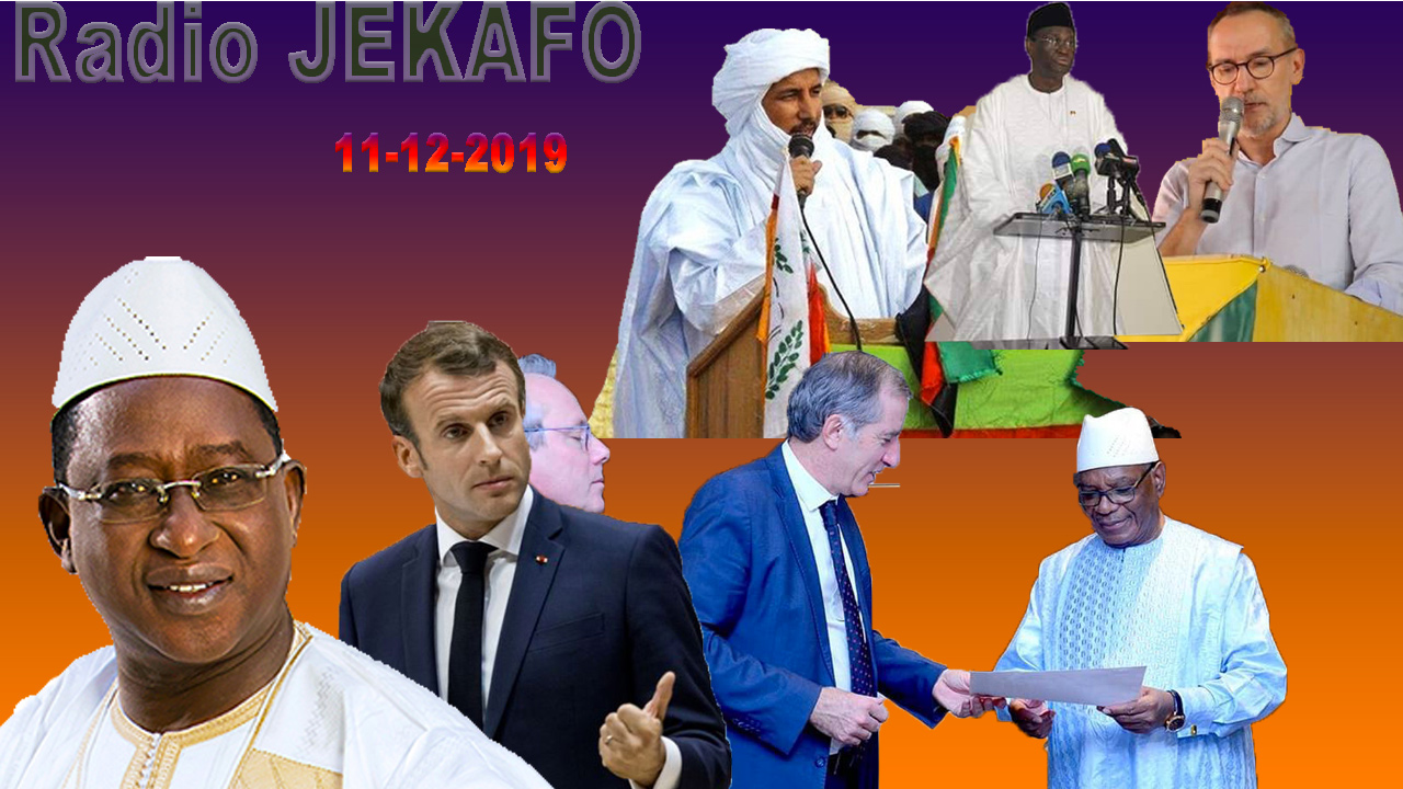 La revue de presse de la Radio JEKAFO du 11 décembre 2019