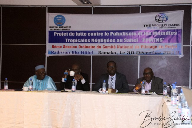 6e session du comité de pilotage du projet de lutte contre le paludisme et les MTN  au Sahel : la validation du plan d’activités 2020 au cœur des débats