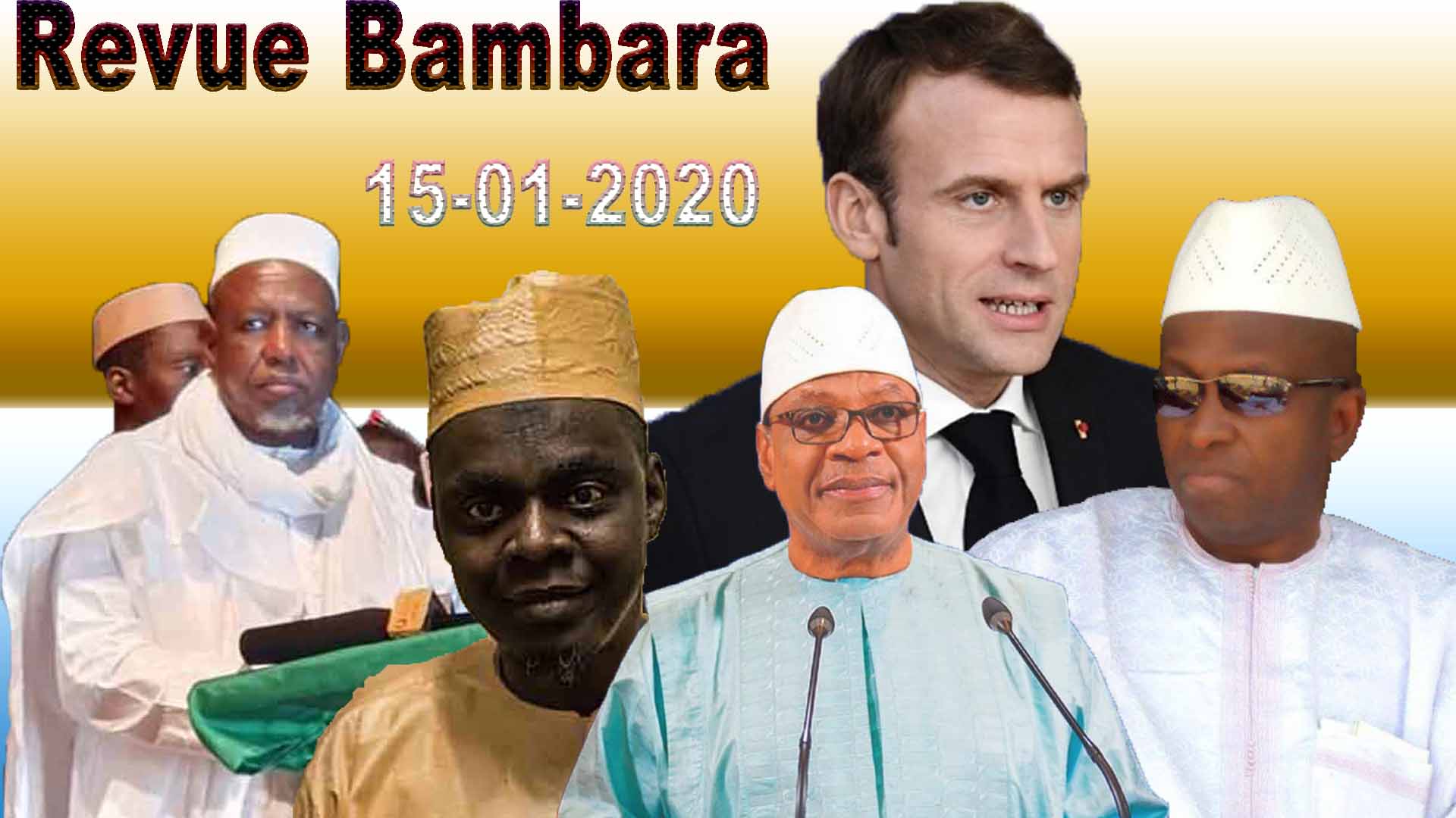 La revue de presse en bambara du 15 Janvier 2020