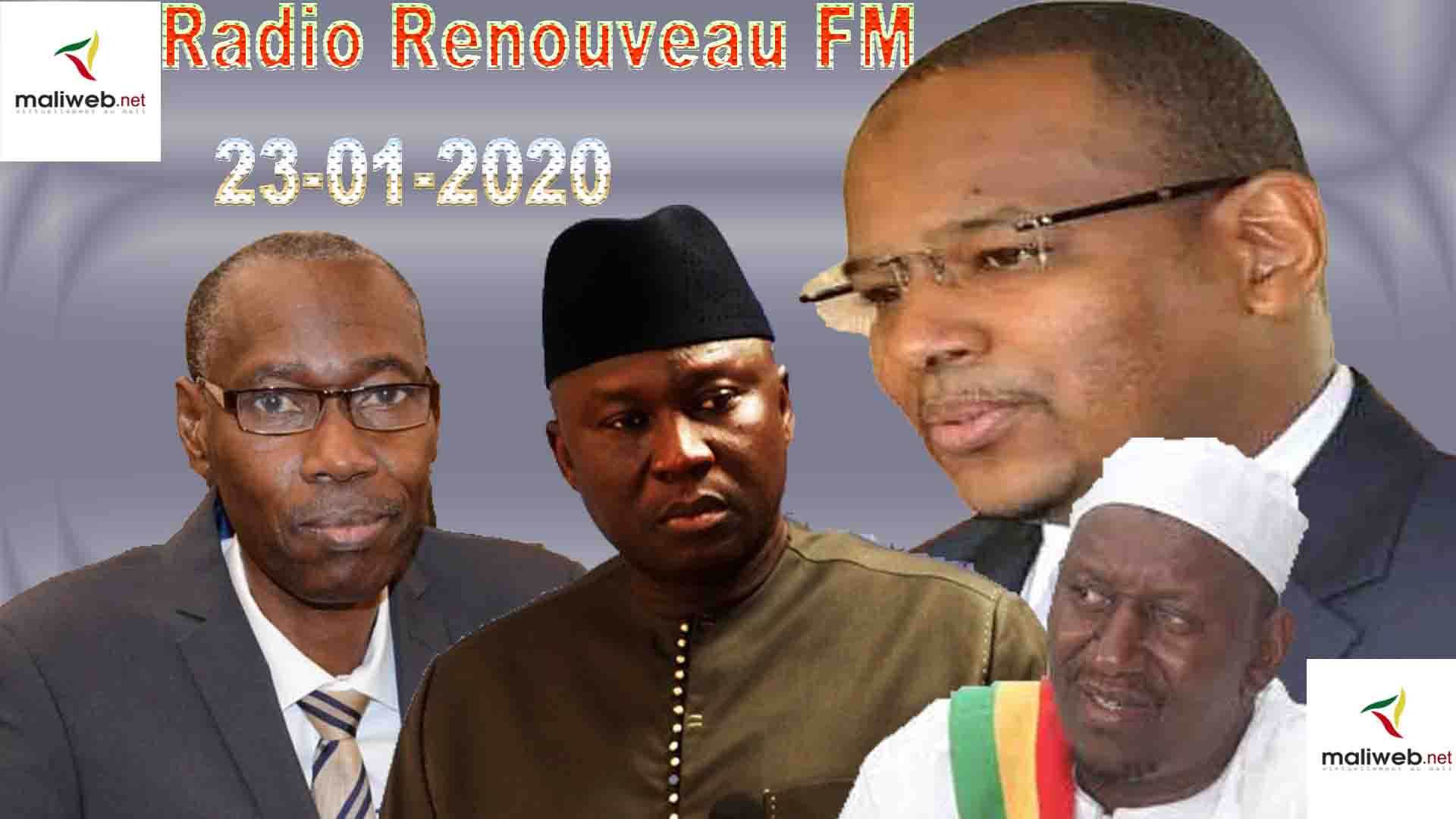 La revue de presse de la Radio Renouveau FM du 23 Janvier 2020