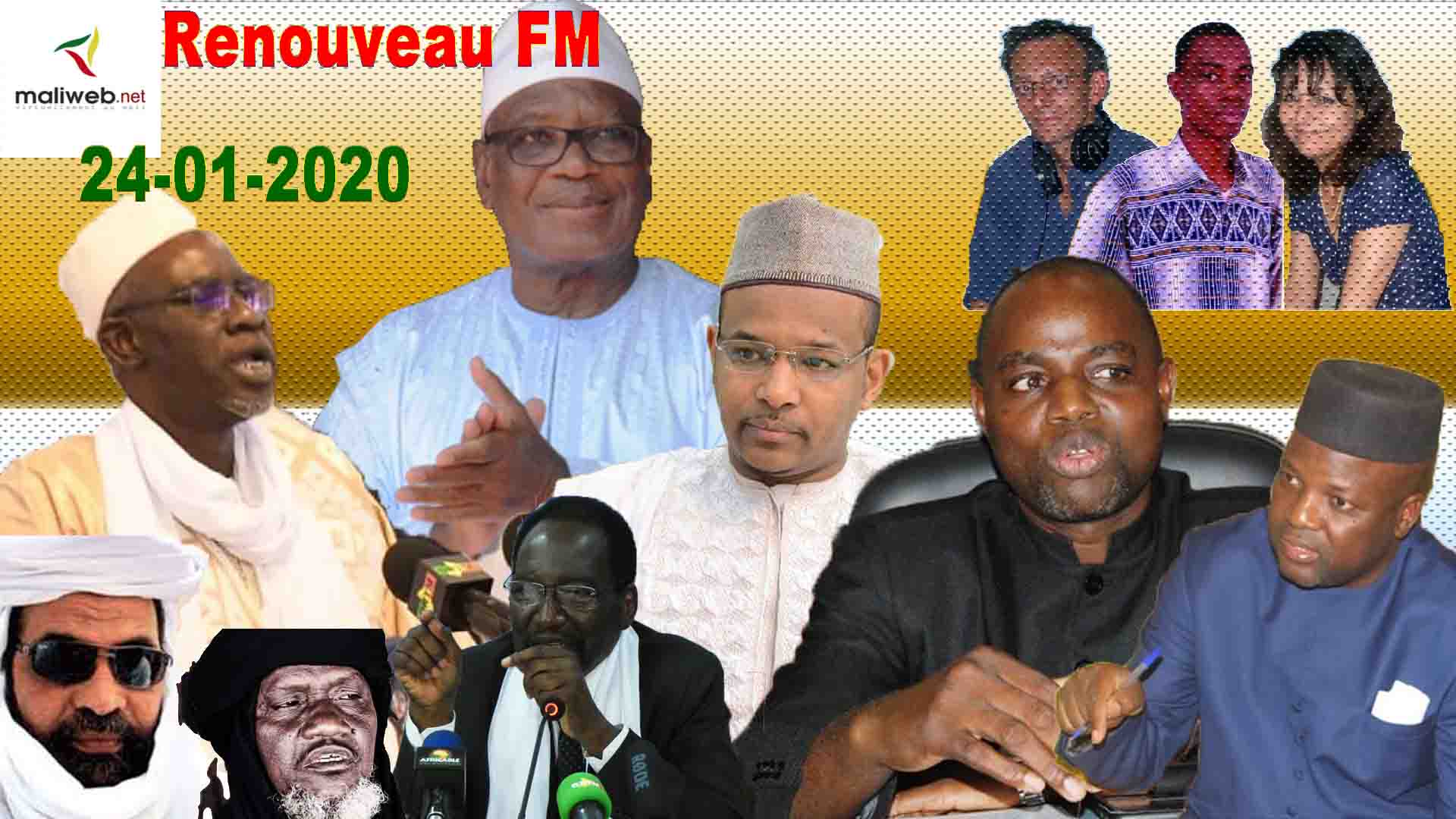 La revue de presse de la Radio Renouveau FM du 24 Janvier 2020