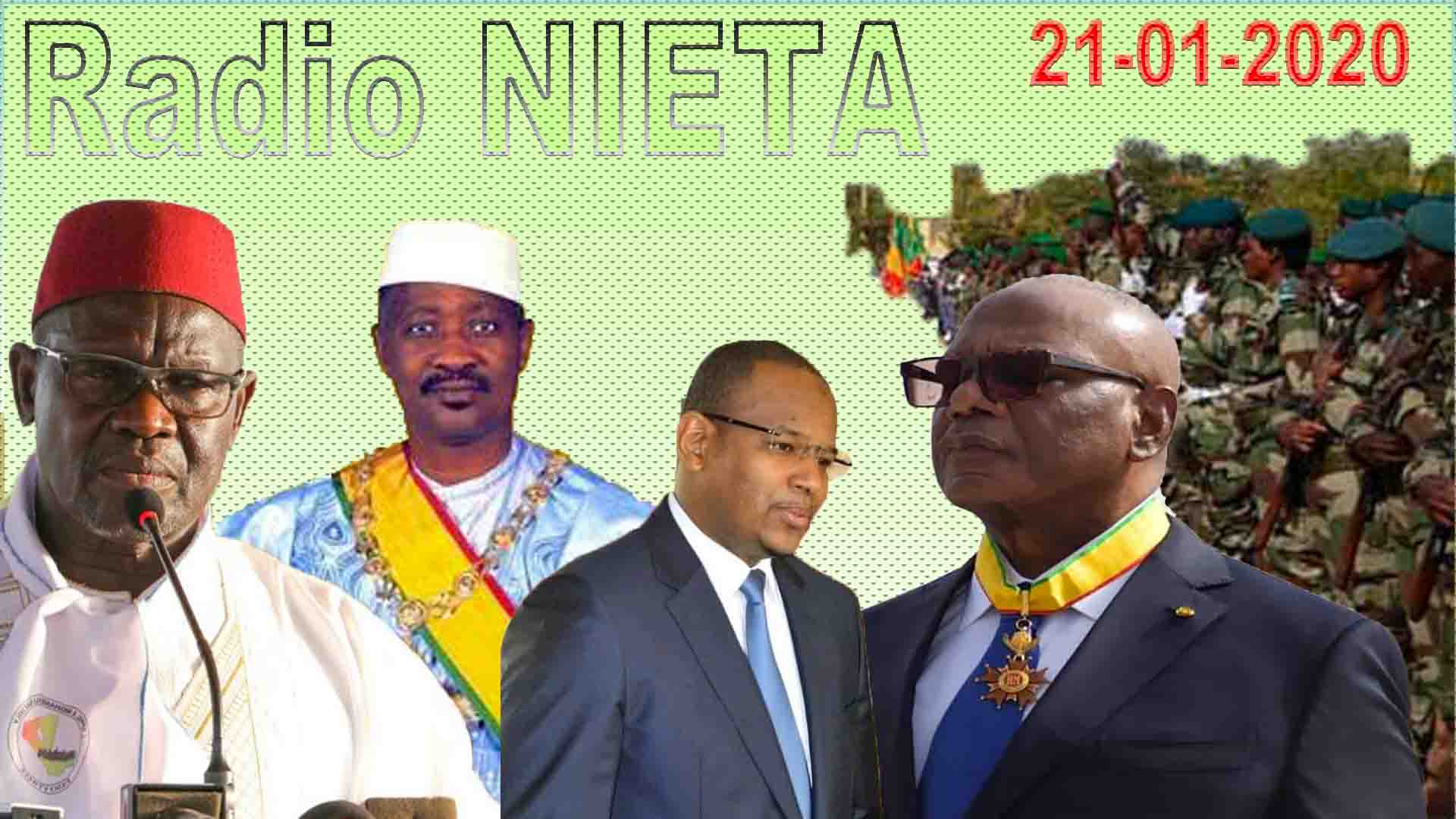 La revue de presse de la Radio NIETA du 21 janvier 2020