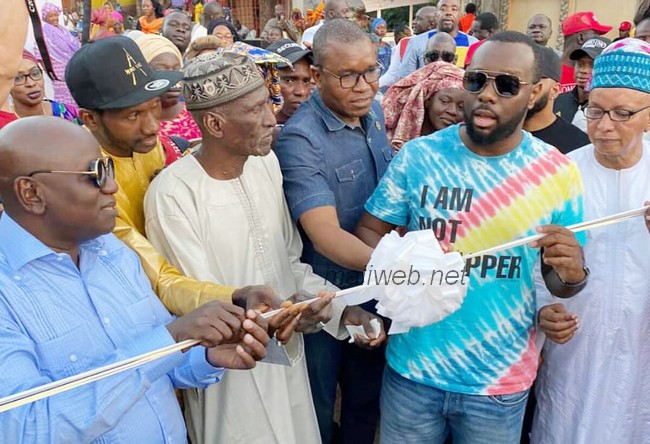 Après les travaux de pavage financés par Sidiki Boubacar Sangaré : La Rue "Momo de Paris'' inaugurée à Lafiabougou