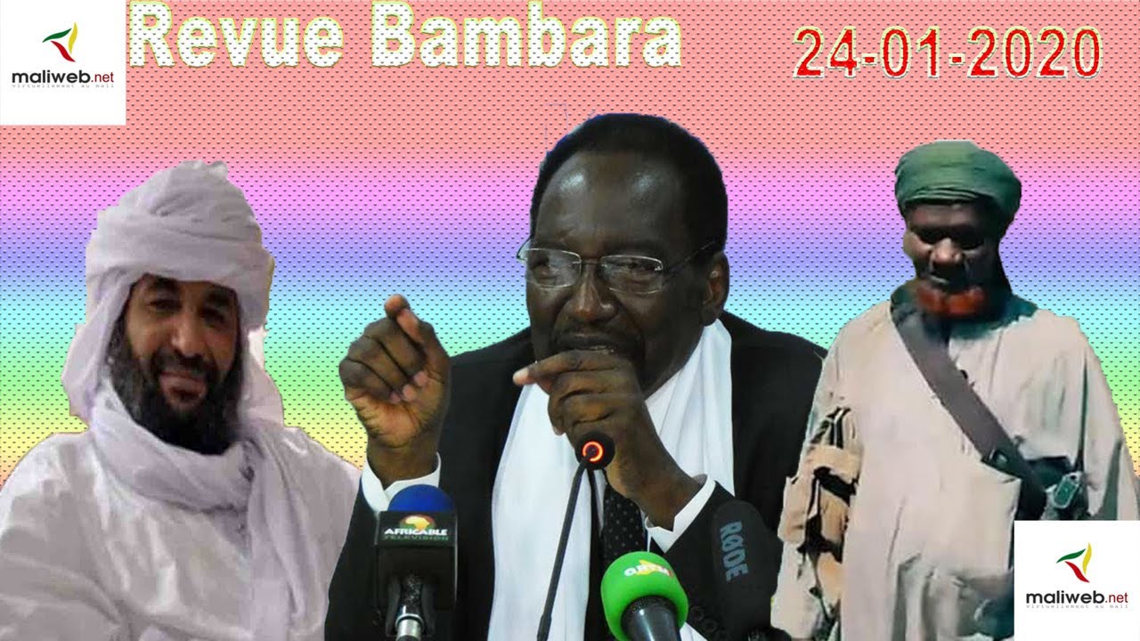 La revue de presse en bambara du 24 Janvier 2020