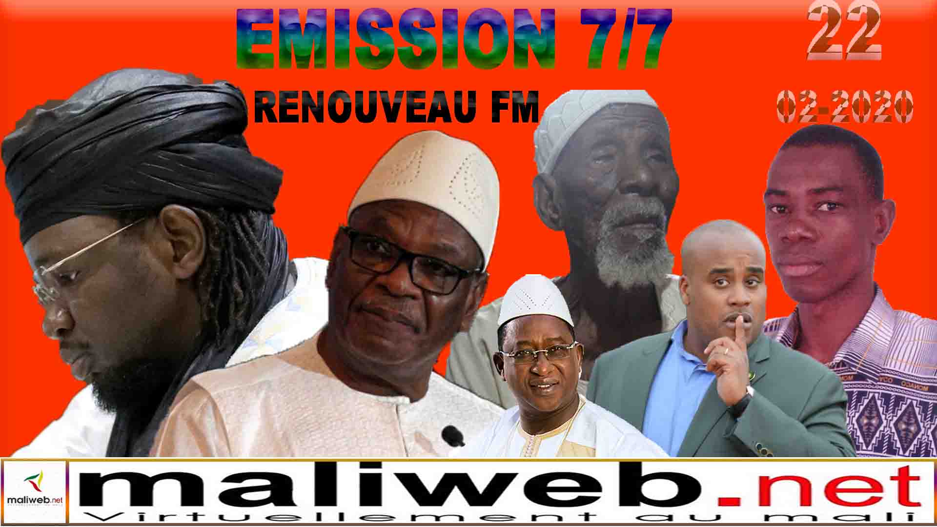 Émission 7 SUR 7 de la Radio Renouveau FM du 22 février 2020