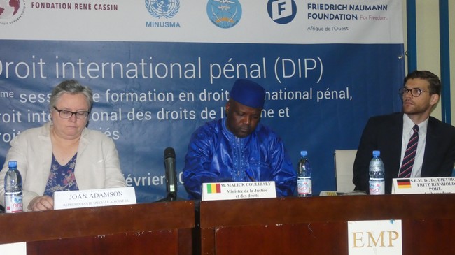 Mali : le Droit International Pénal au cœur d’un atelier de formation