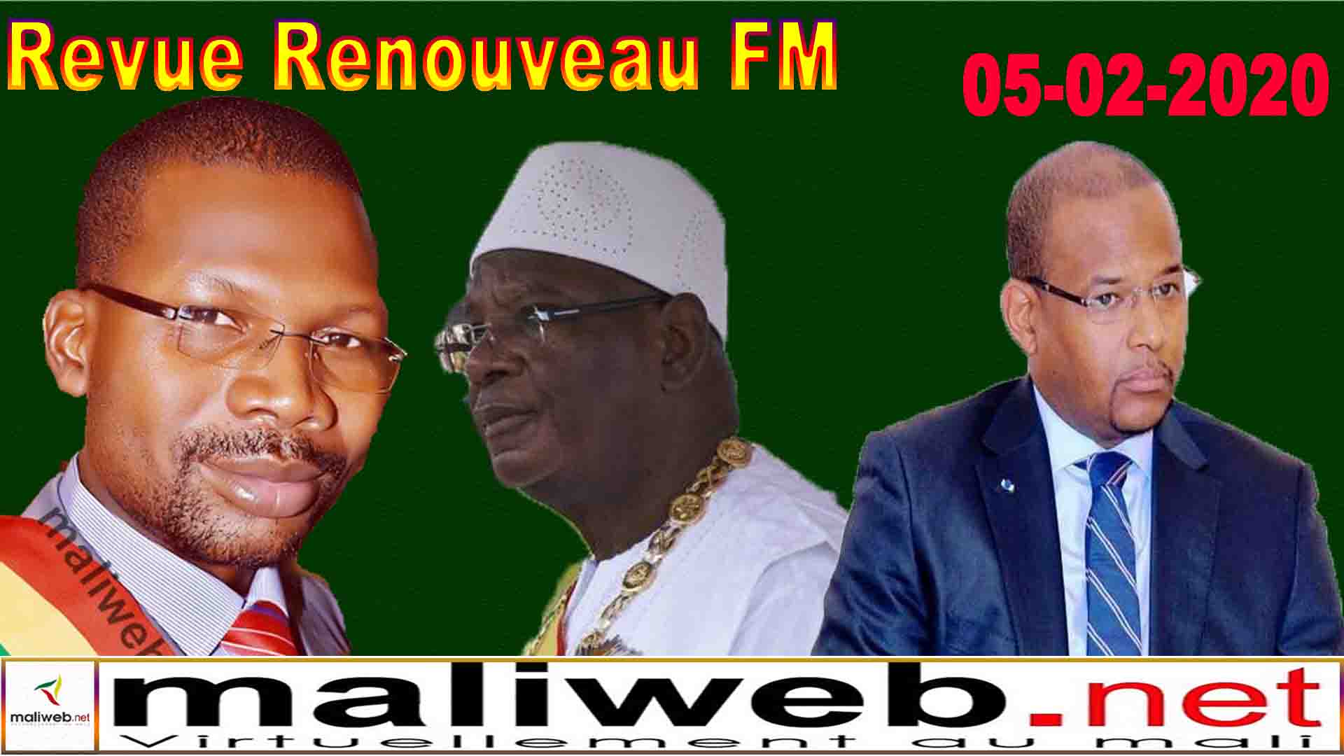 La revue de presse de la Radio Renouveau FM du 06 février 2020