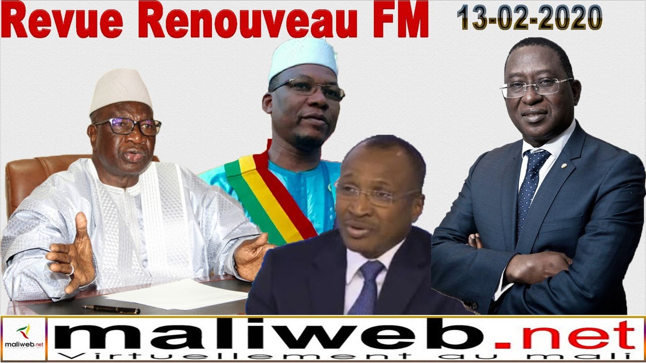 La revue de presse de la RADIO RENOUVEAU FM du 13 février 2020