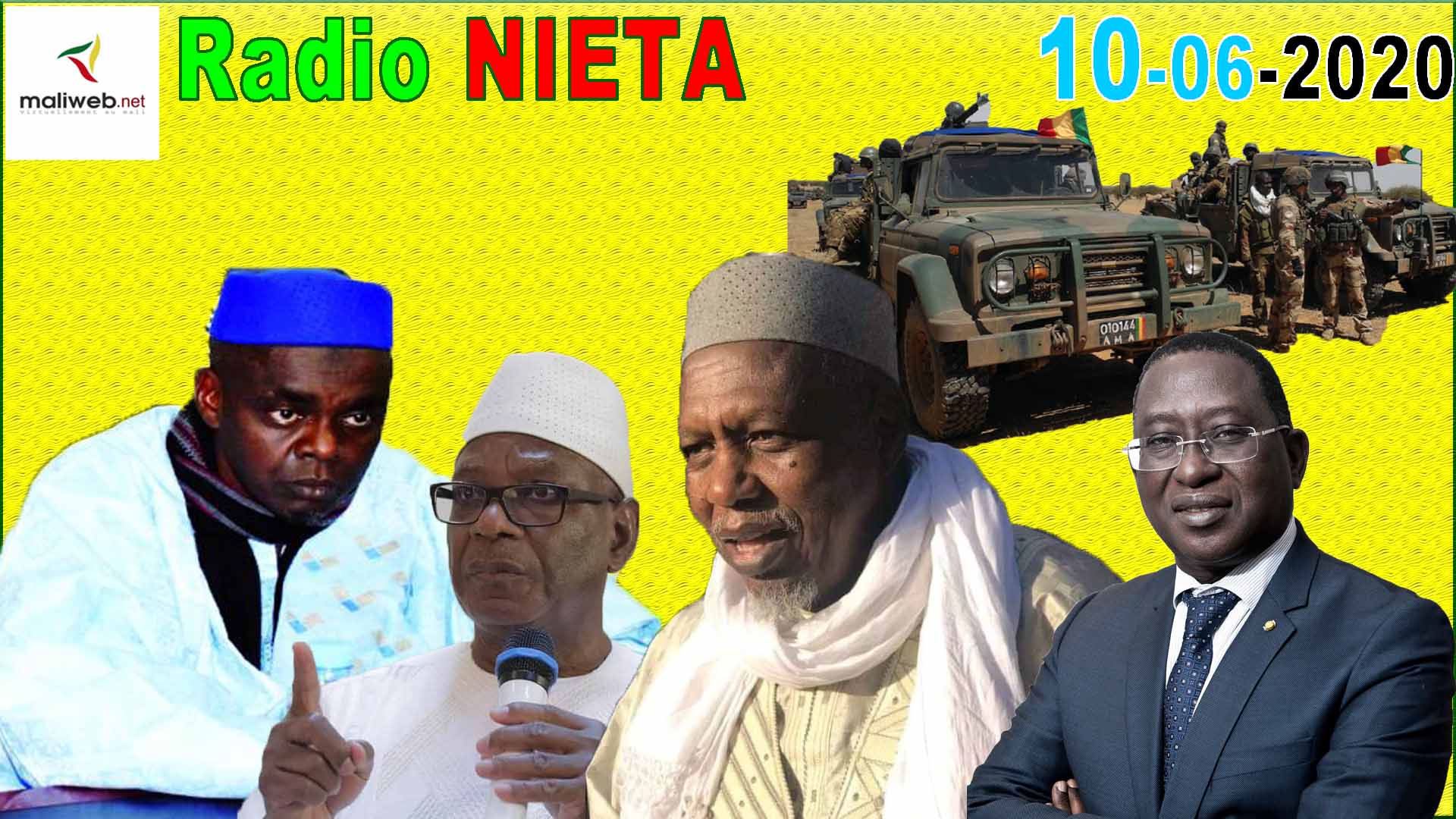 La revue de la presse de la Radio NIETA du 10 Juin 2020