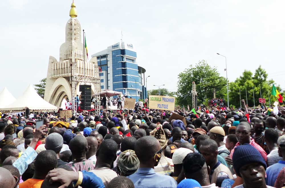 Grand rassemblement à Bamako contre la mauvaise gouvernance :  Les manifestants exigent «la démission du Président Ibrahim Boubacar Keita et de son régime »