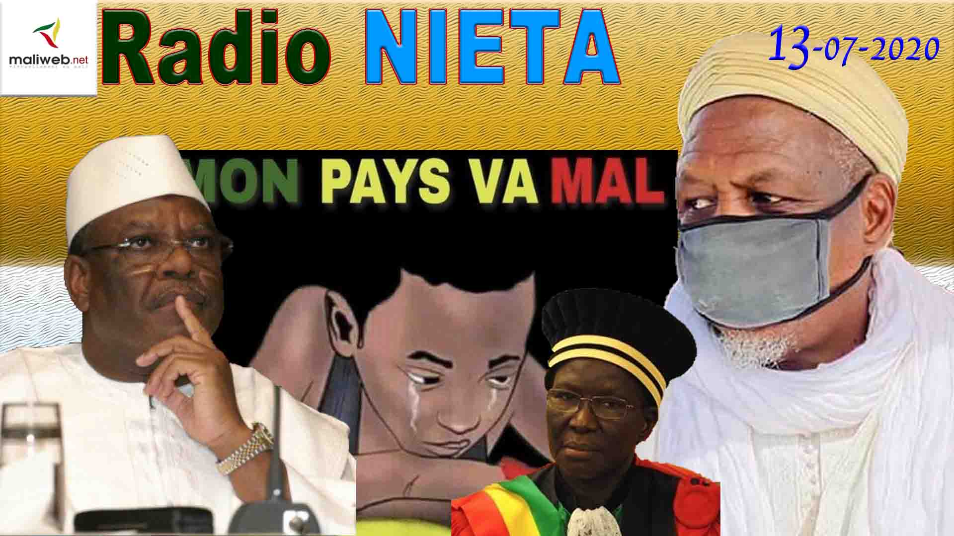 La revue de presse de la Radio NIETA du 13 juillet 2020