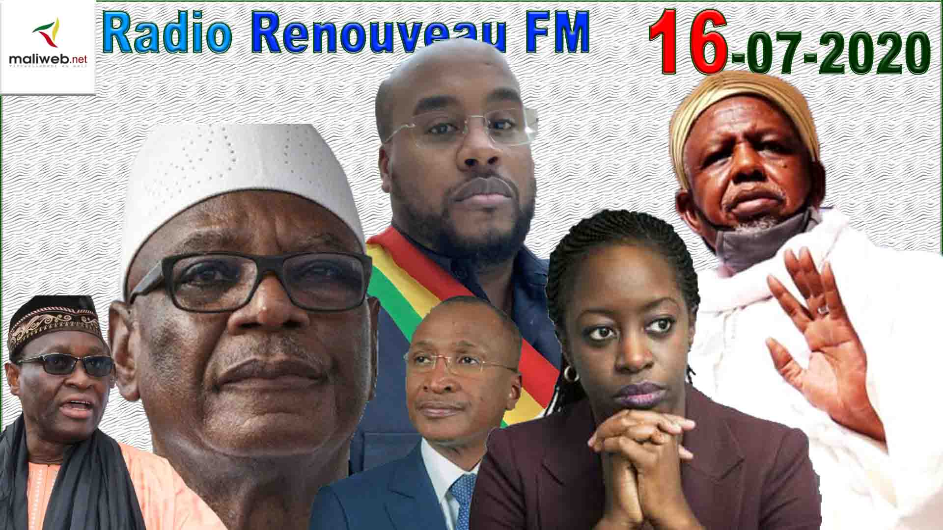 La revue de presse de la Radio RENOUVEAU FM du 16 juillet 2020