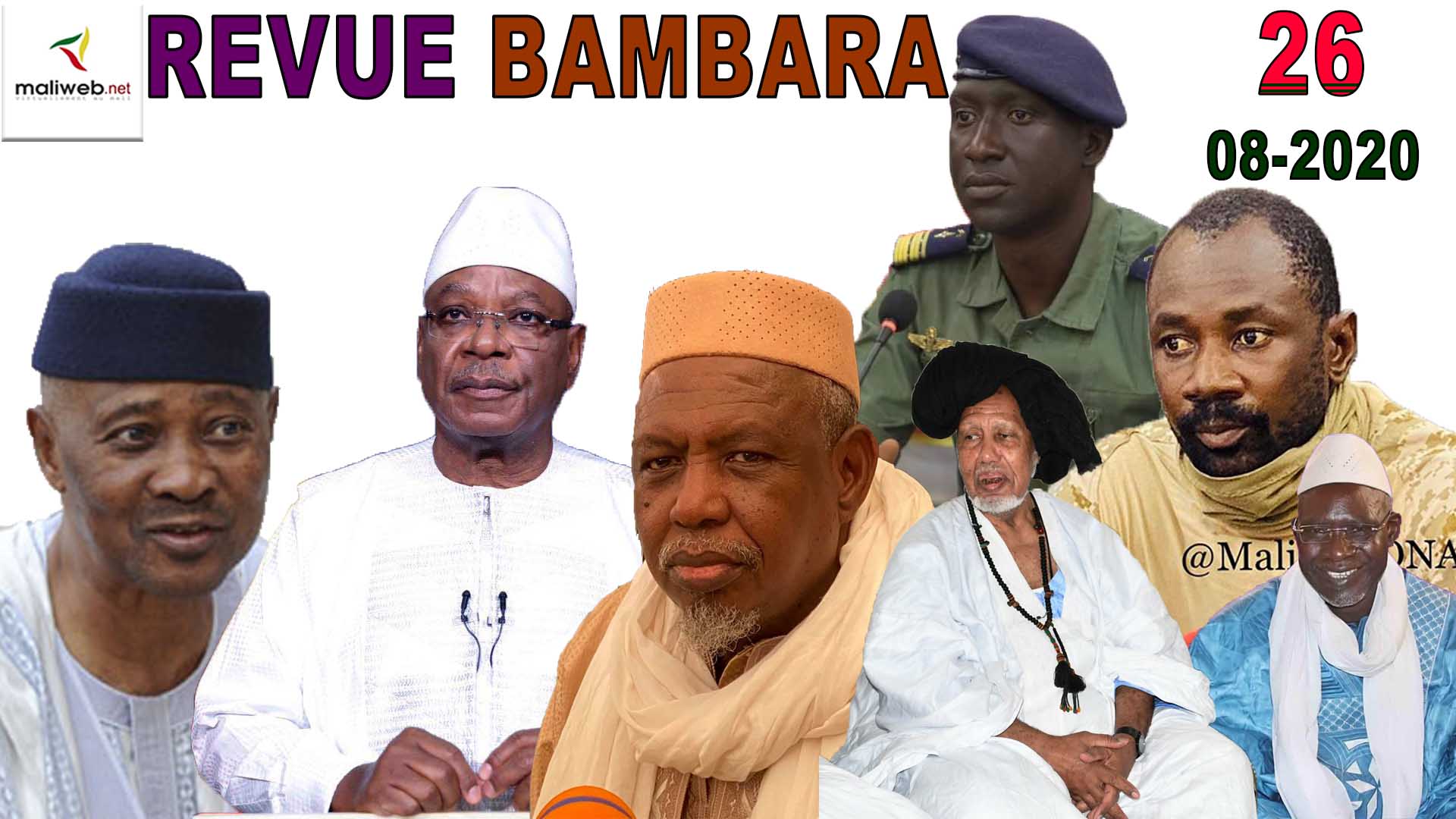 La Revue de la presse en Bambara du 26 Aout  2020