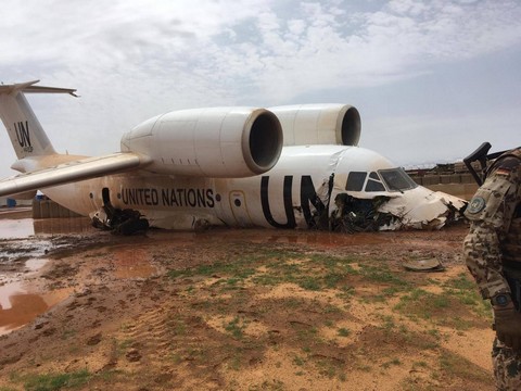 Gao: Atterrissage forcé d’un avion de la MINUSMA, ce matin