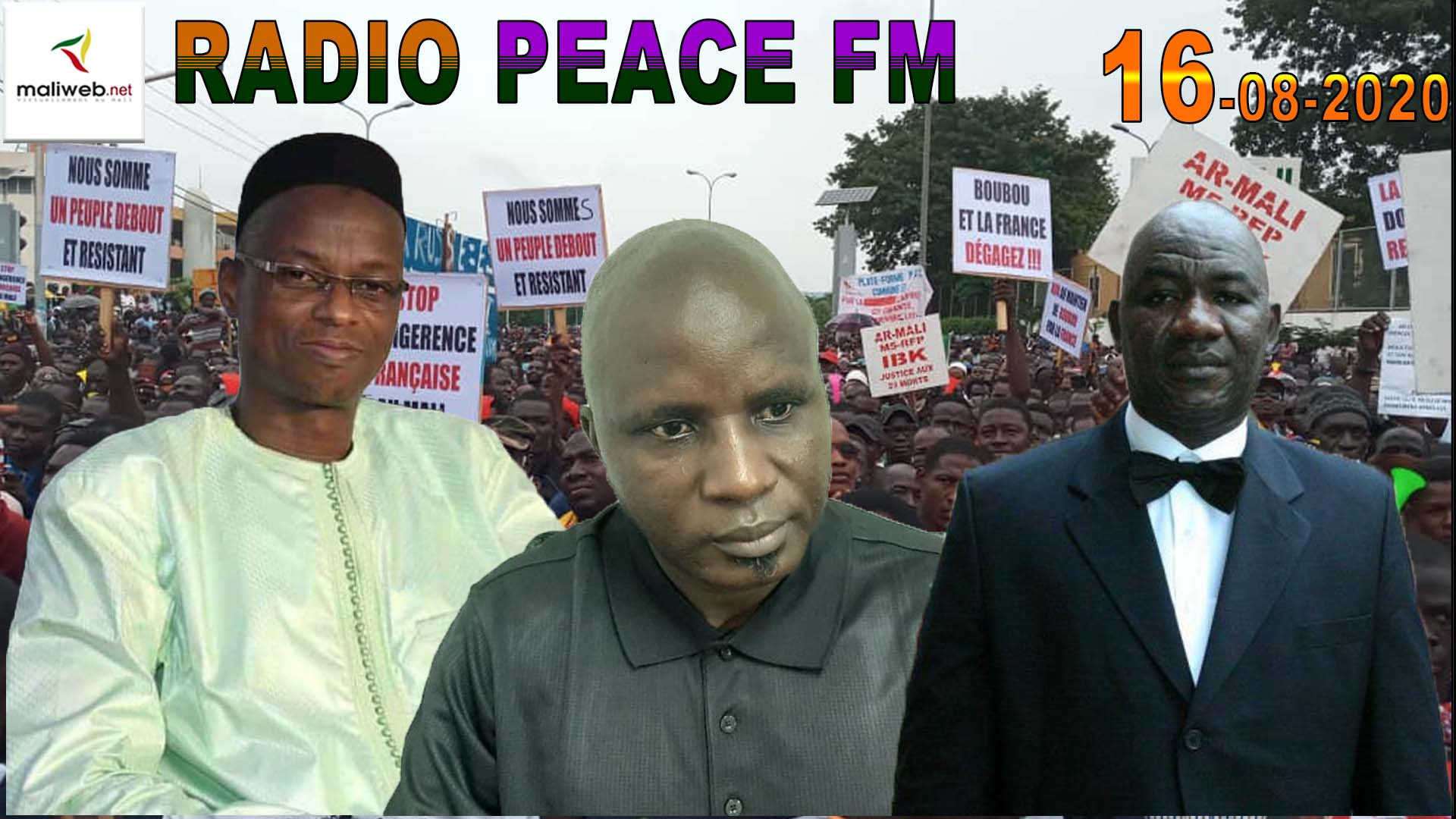 Radio Peace FM: Emission Vis à vis reçoit Moussa Sinko Coulibaly, Nouhoum Togo et Me Demba