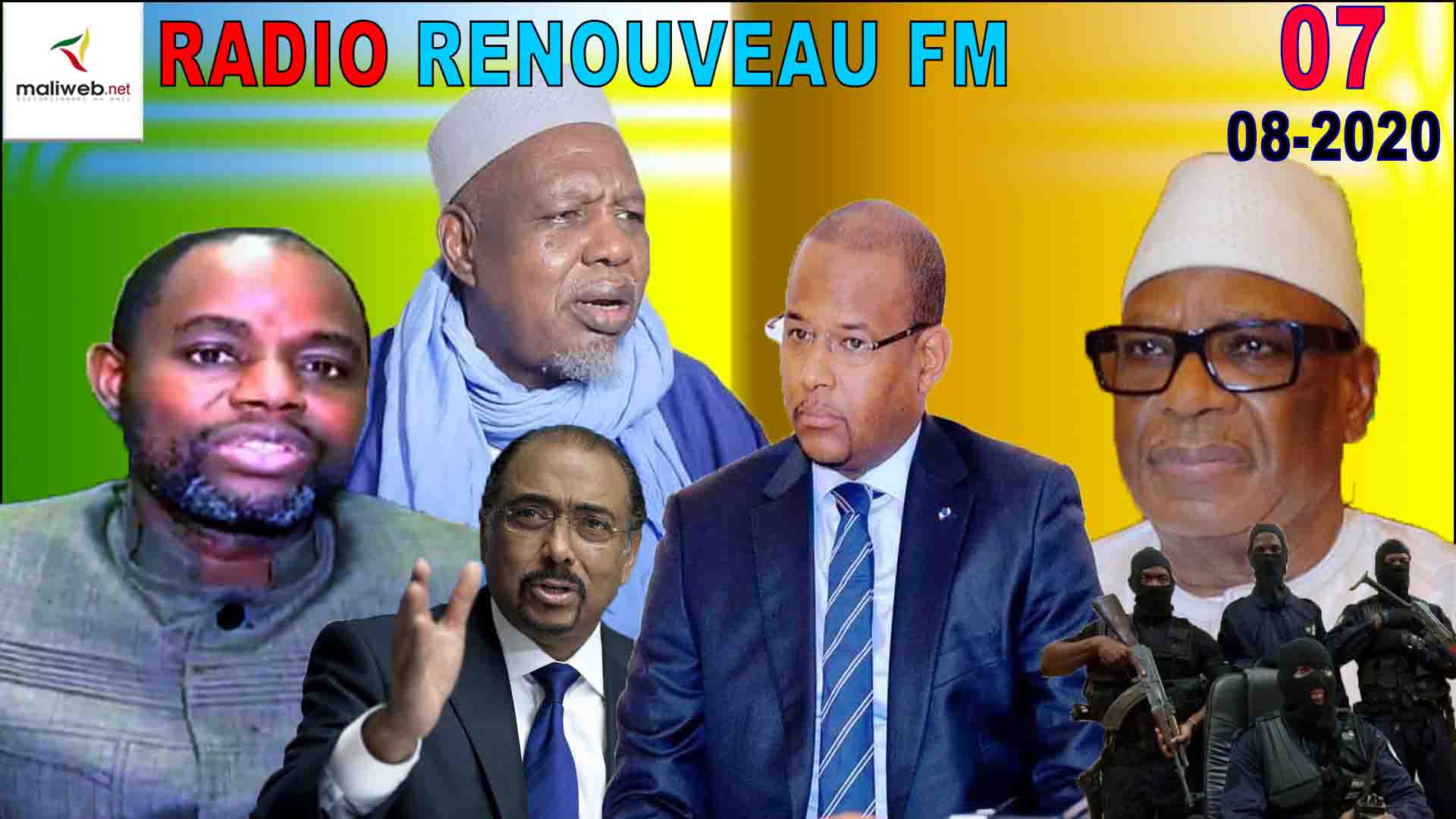 La revue de la presse de la Radio Renouveau FM du 07 août 2020