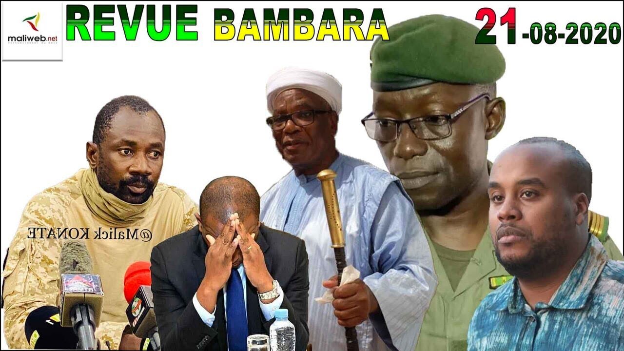 La revue de la presse en bambara du 21 Aout 2020