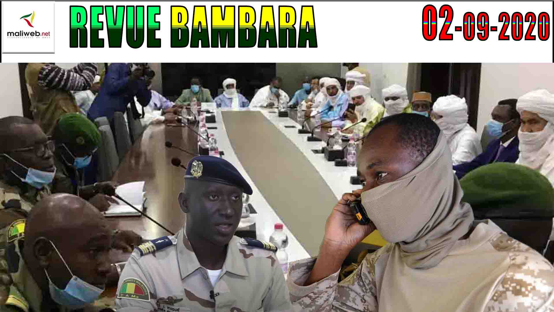 La revue de la presse en bambara du 02 SEPTEMBRE 2020