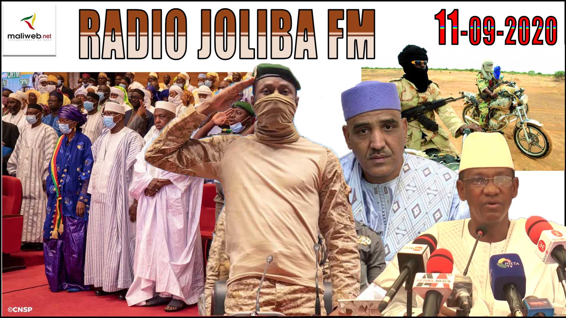 La revue de presse de la Radio JOLIBA FM du 11 Septembre 2020