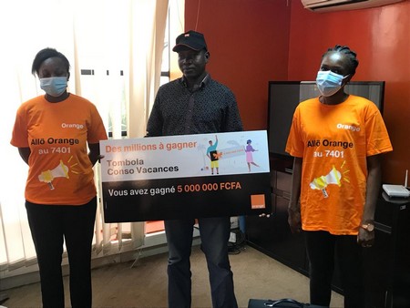 Tombola Conso Vacances chez Orange Mali : Kalifa Camara est l'heureux gagnant  de la somme de 5 millions