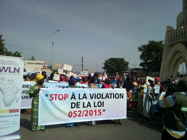 Plateforme des femmes leaders du Mali : "Stop à la violation de la loi 052/2015"