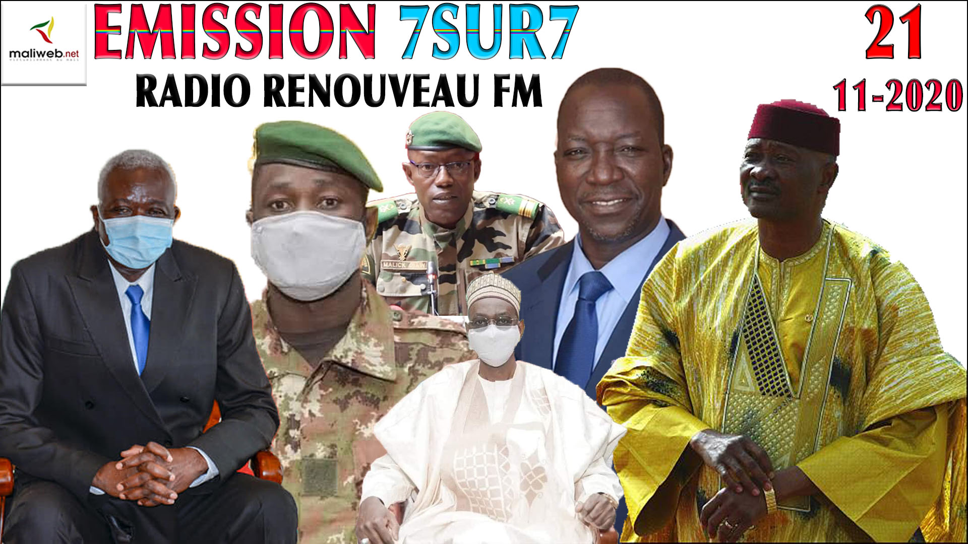 Emission 7SUR7 de la Radio Renouveau FM du 21 novembre 2020