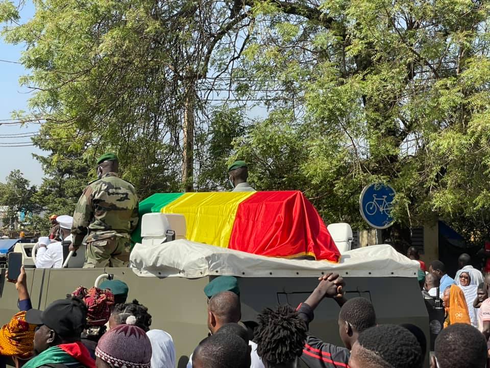 Bamako: Cortège funèbre du président Amadou Toumani Touré