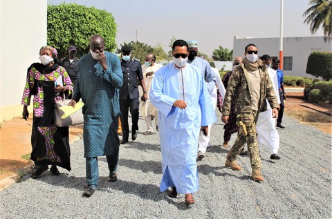 Le ministre Ag Attaher au Centre  sportif d’élite Ousmane Traoré de Kabala : « Ce centre doit donner tout le moral qu’il faut aux Aigles afin d’acquérir des victoires »