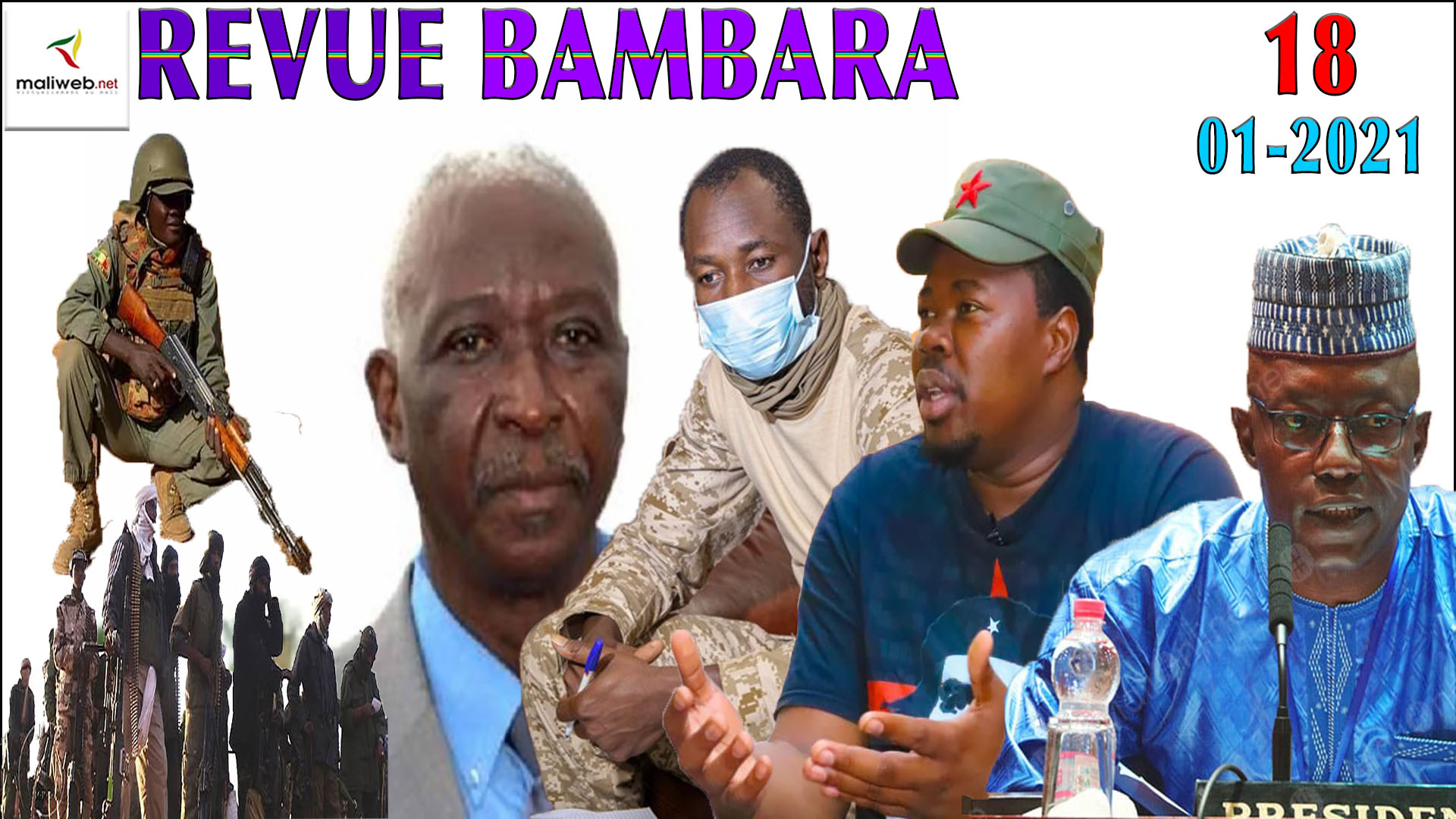 La Revue de Presse en Bambara du 18 janvier 2021