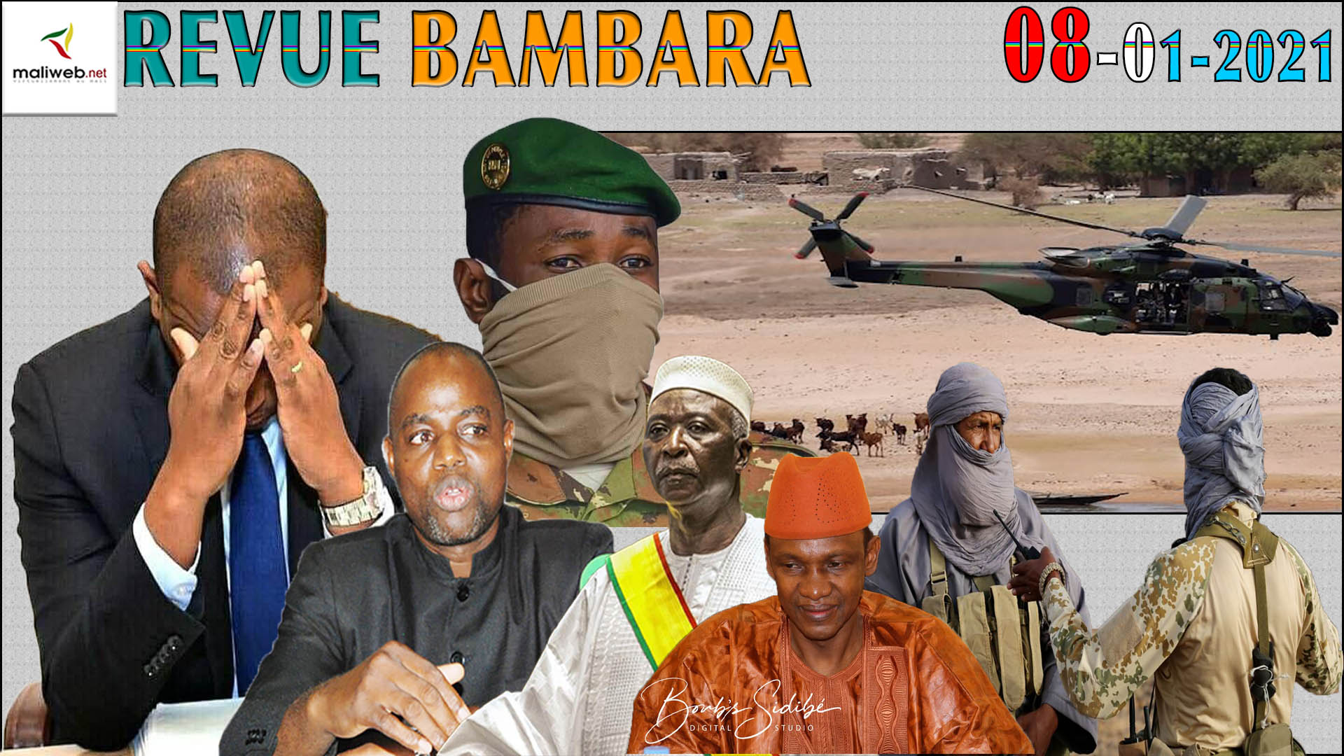 La Revue de Presse en Bambara du 08 Janvier 2021