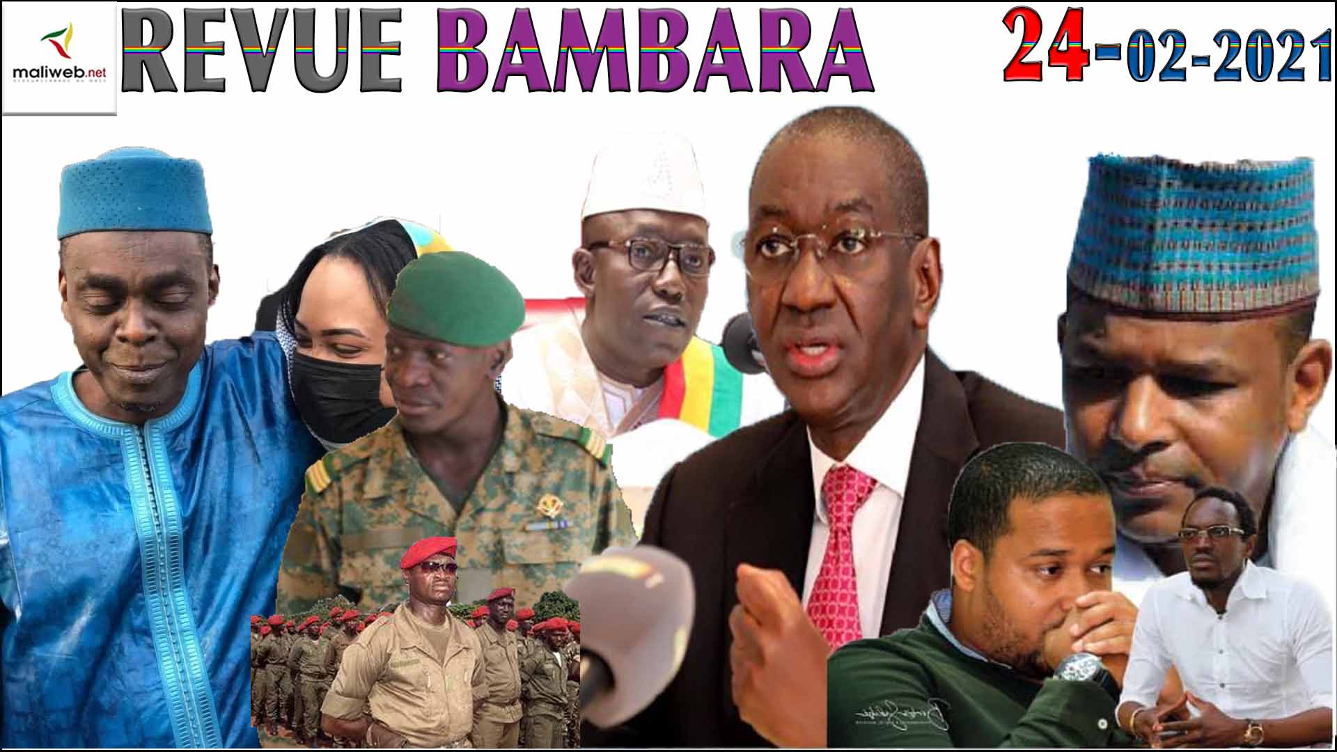 La Revue de Presse en Bambara du 24 février 2021