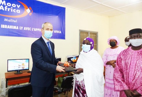 Lycée Ibrahima Ly : inauguration de la salle informatique rénovée par Malitel