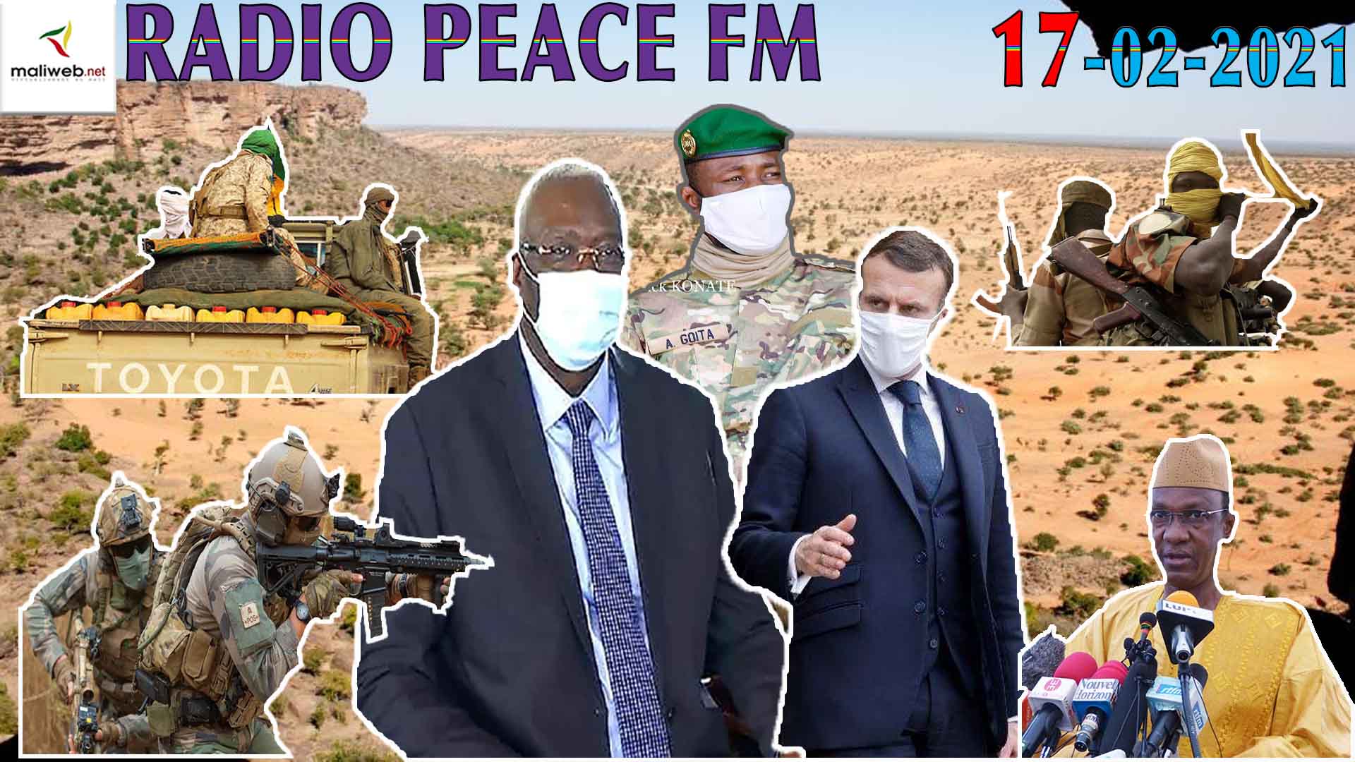 La Revue de Presse de la RADIO PEACE FM du 17 février 2021