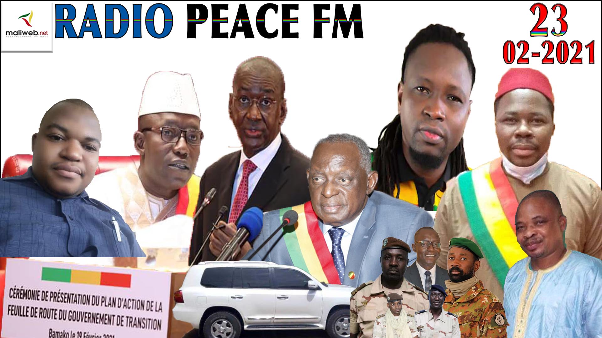 La Revue de Presse de la RADIO PEACE FM du 22 février 2021