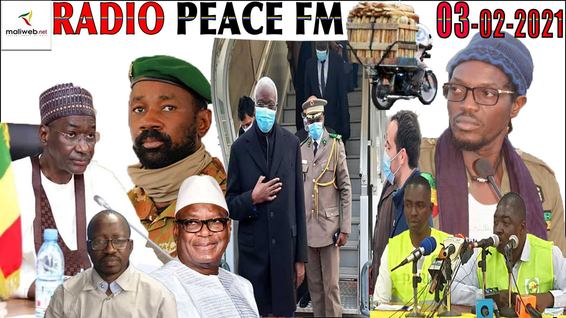 La Revue de Presse de la Radio PEACE FM du 03 février 2021