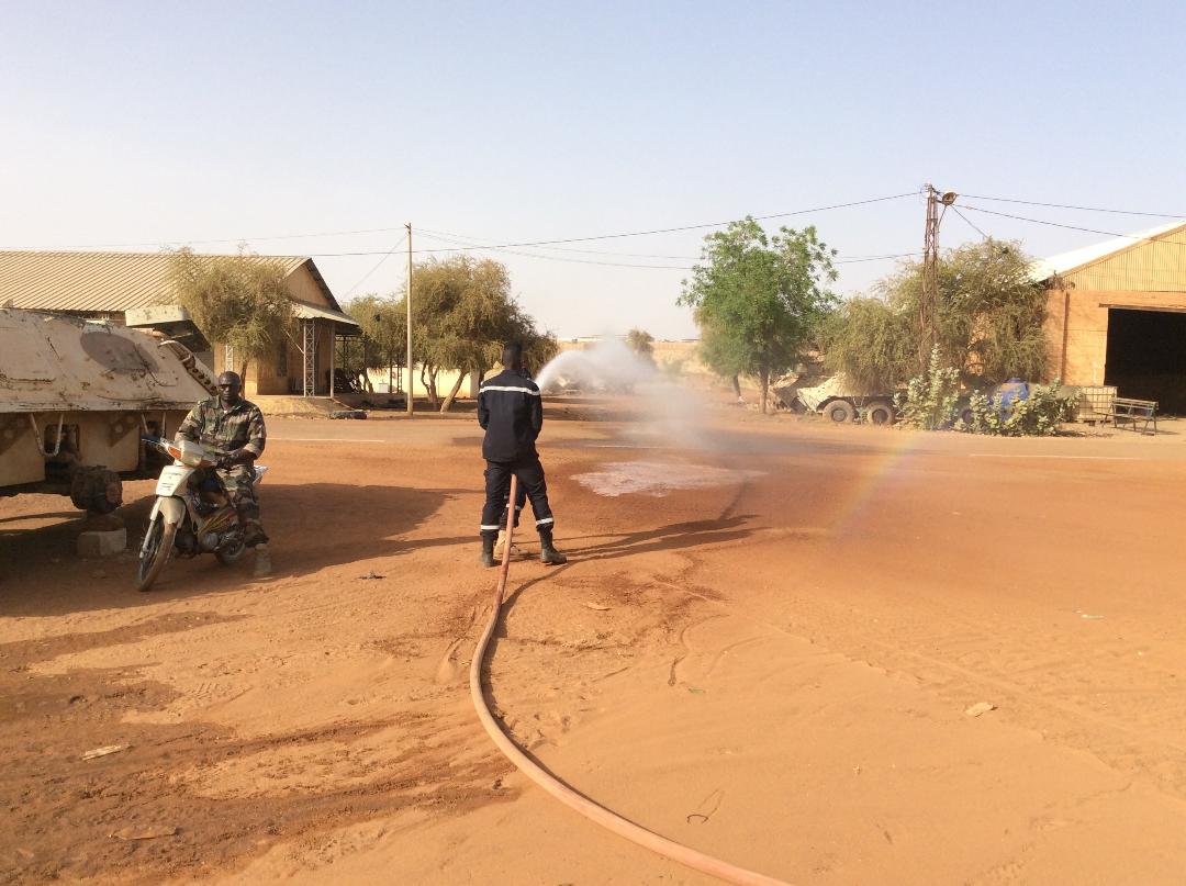 Mali : incendie au camp militaire de Gao