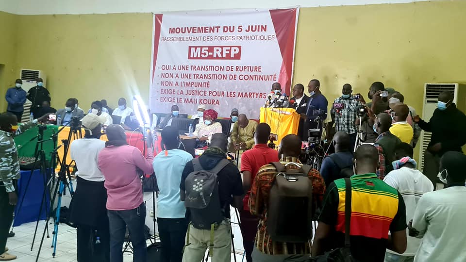 Chronogramme du referendum et des élections générales au Mali : « Le M5-RFP n’est pas d’accord et dit NON ! »