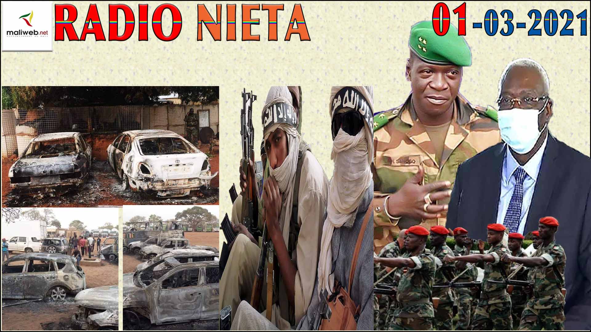 La Revue de Presse de la RADIO NIETA du 01 Mars 2021