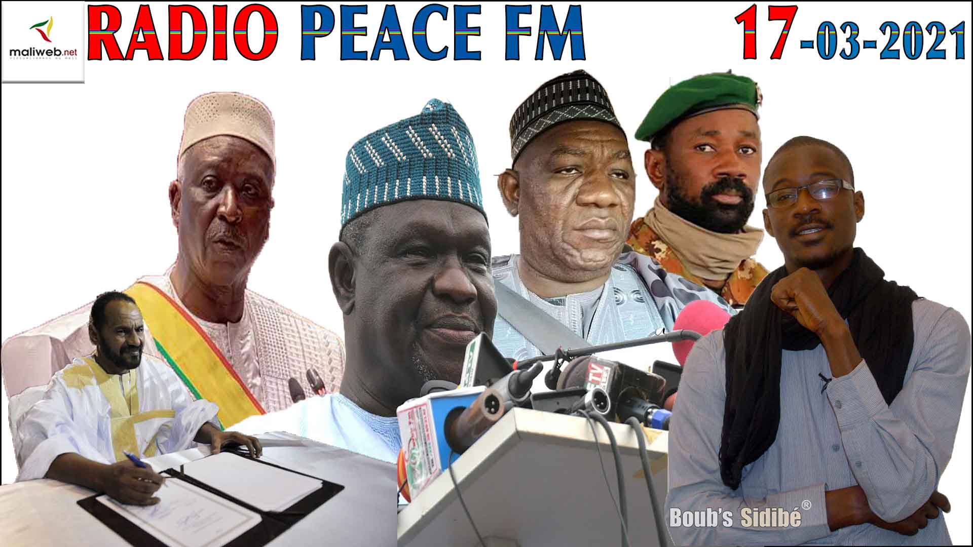 La Revue de Presse de la RADIO PEACE FM du 17 mars 2021