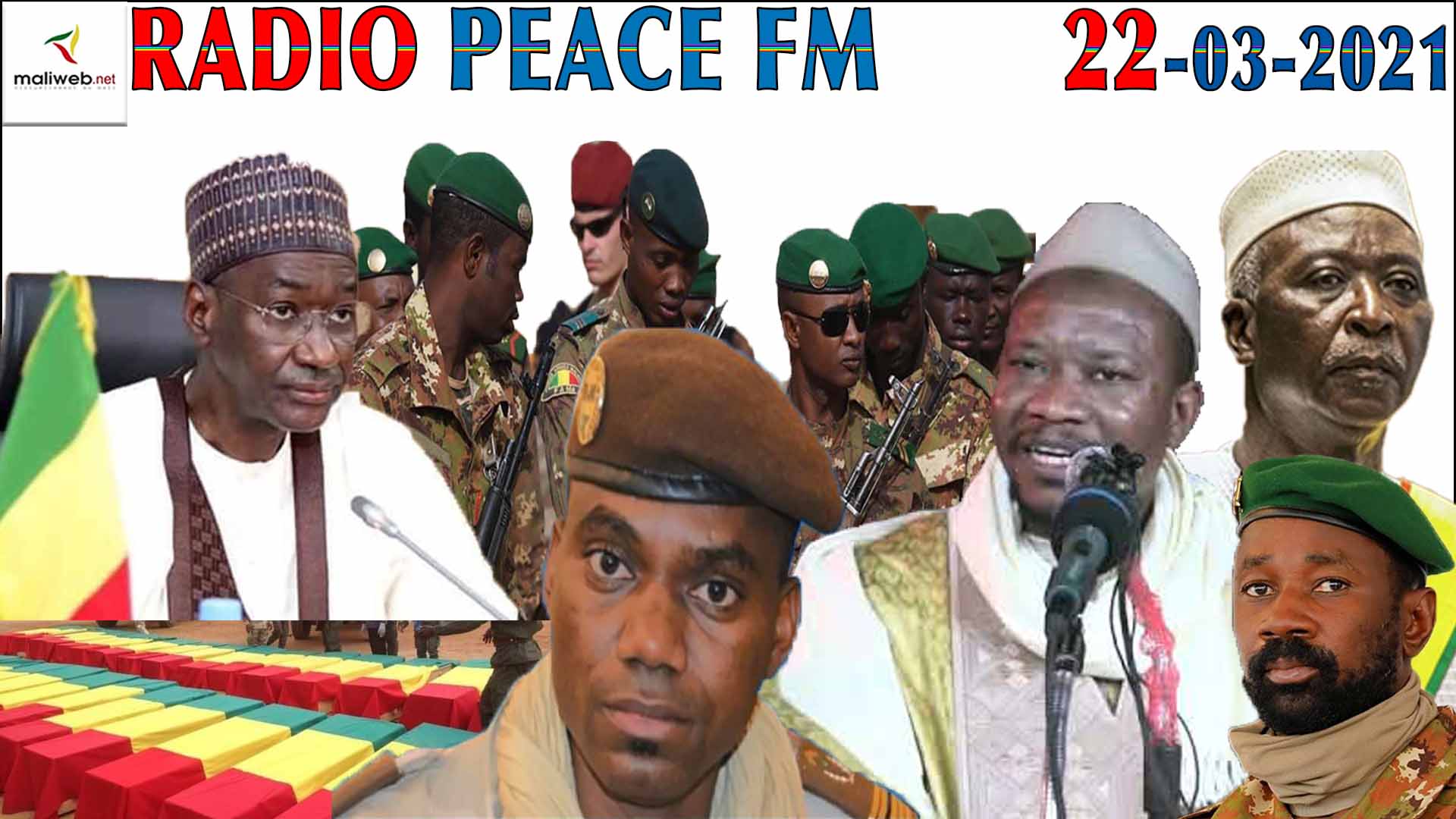 La Revue de Presse de la RADIO PEACE FM du 22 mars 2021