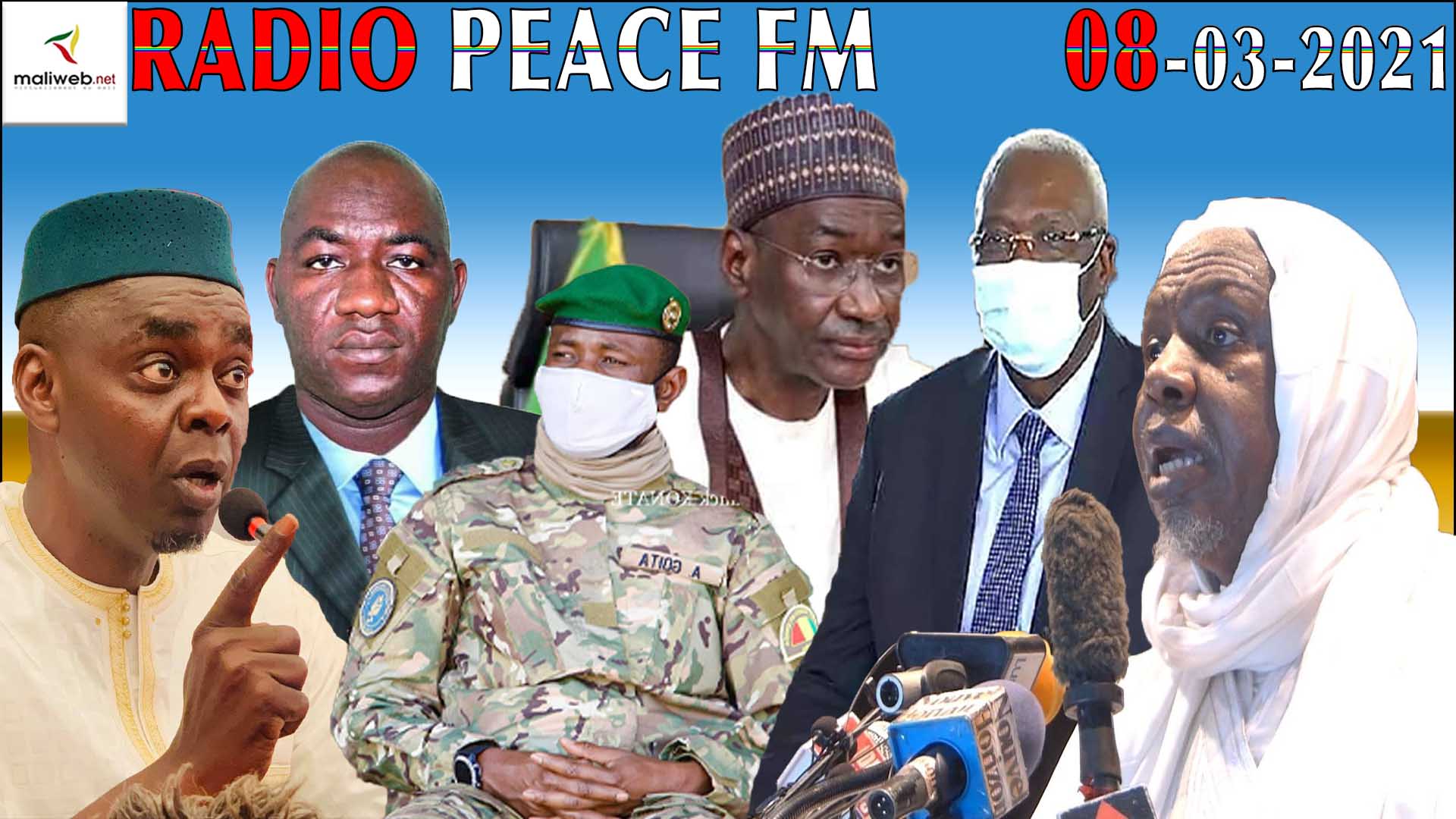 La Revue de Presse de la RADIO PEACE FM du 08 Mars 2021