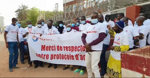 Total Mali : des travailleurs en sit-in pour non-application d’un protocole de 2019