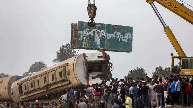 Egypte : au moins 11 morts et près de 100 blessés dans un accident de train