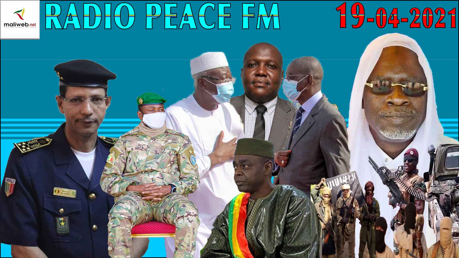 La Revue de Presse de la RADIO PEACE FM du 19 avril 2021