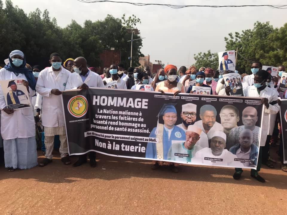 Commune I du district de Bamako :  La marche funèbre des médecins dispersée