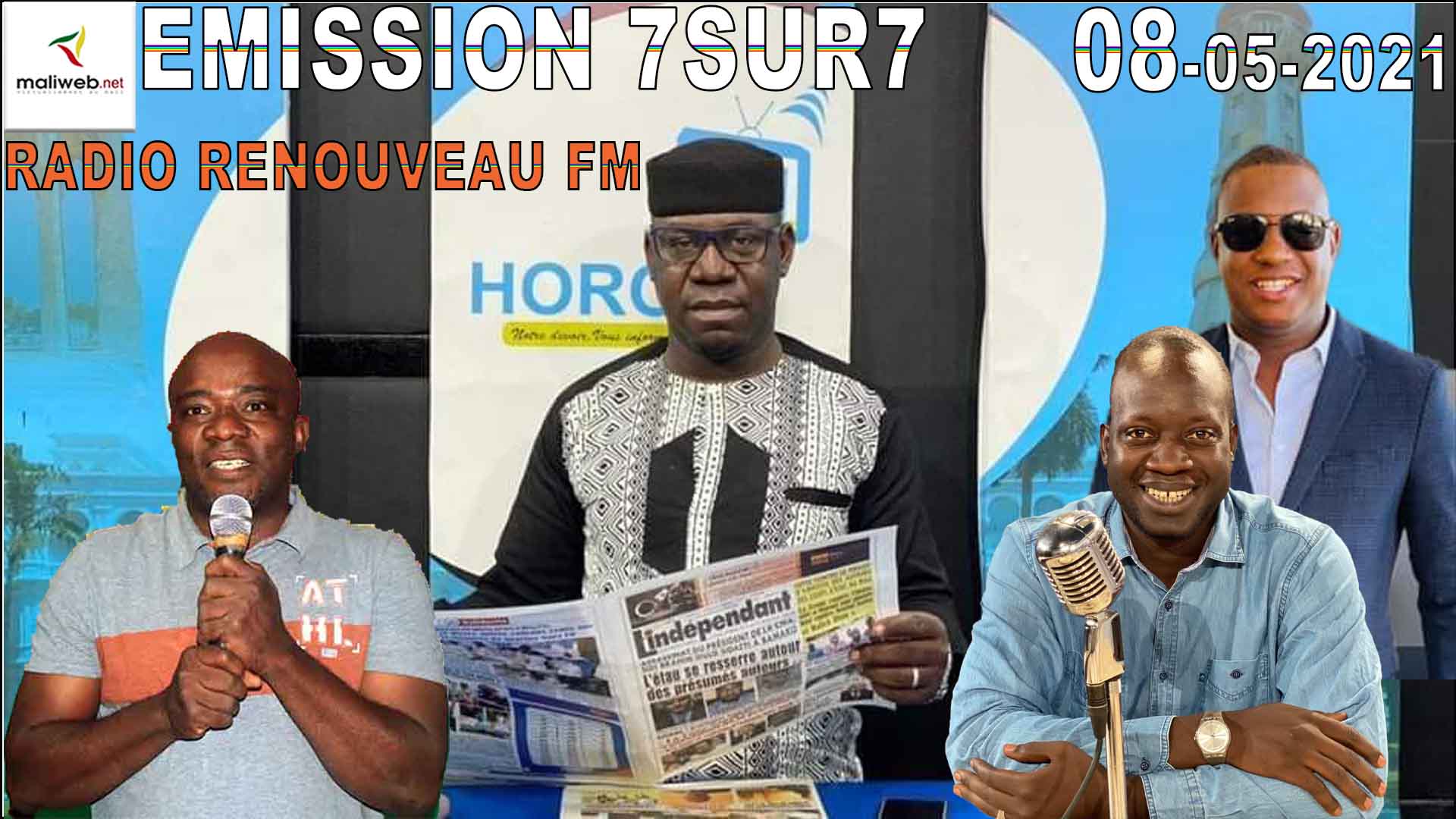 Emission 7SUR7 de la Radio Renouveau FM du 08 Mai 2021