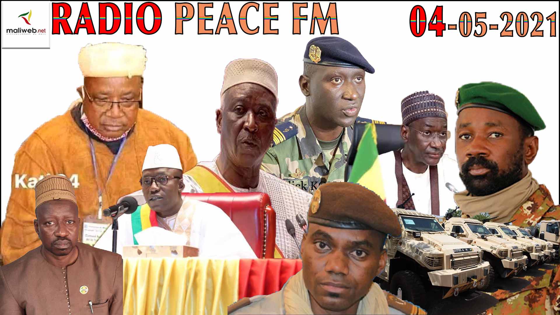 La Revue de Presse de la RADIO PEACE FM du 04 Mai 2021