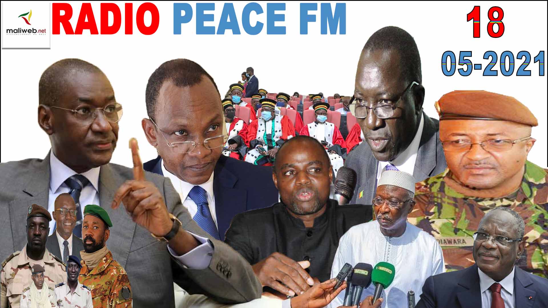 La Revue de Presse de la RADIO PEACE FM du 18 Mai 2021