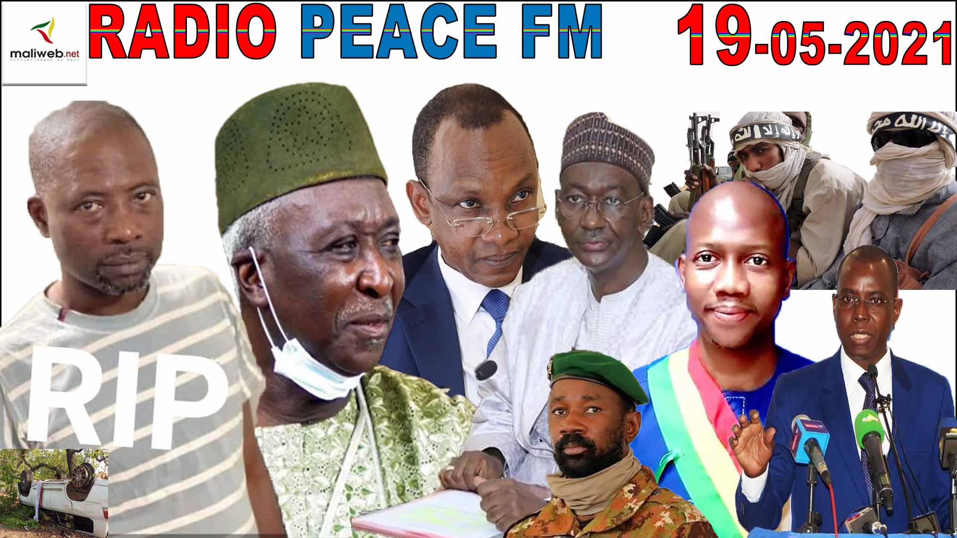 La Revue de Presse de la RADIO PEACE FM du 19 Mai 2021